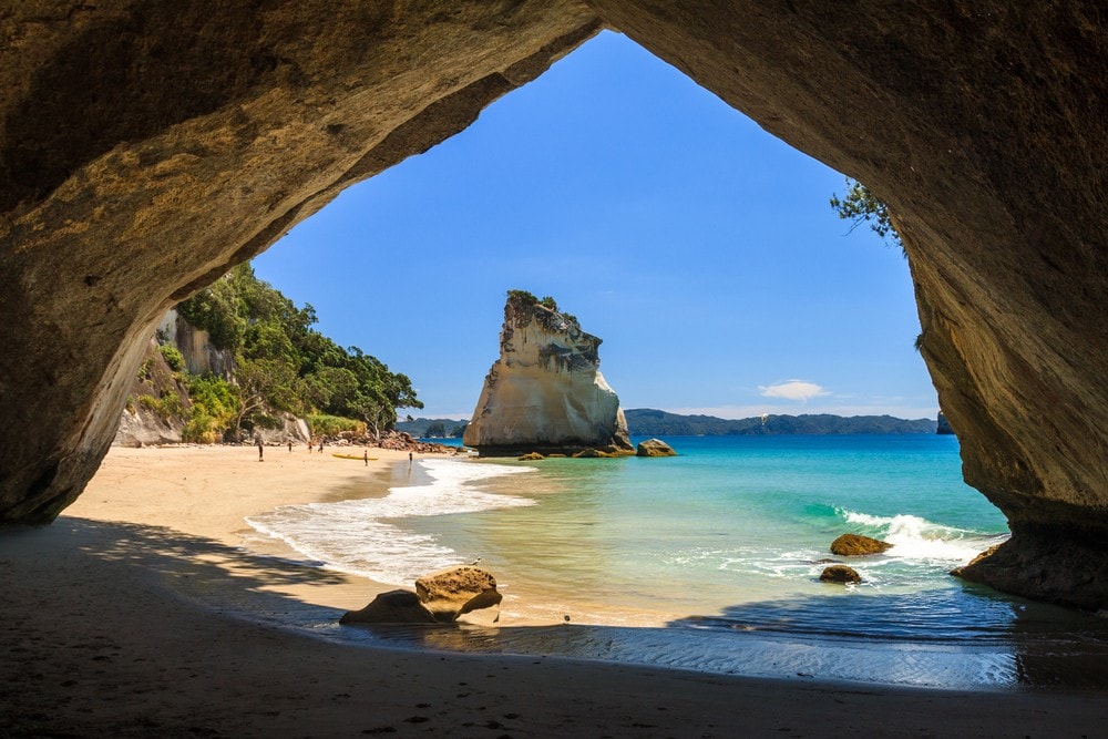 Best Time of Year to Go to New Zealand - Cathedral Cove