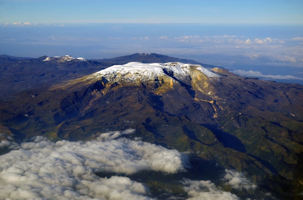 Mind-blowing volcanoes Nevado del Ruiz, Columbia