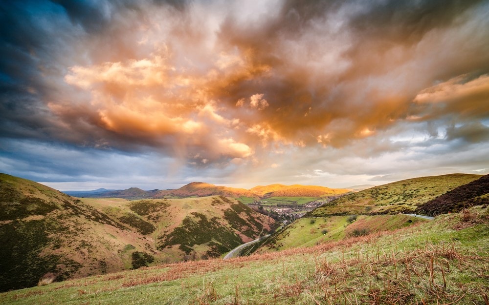 Places for introverts Shropshire Hills, England