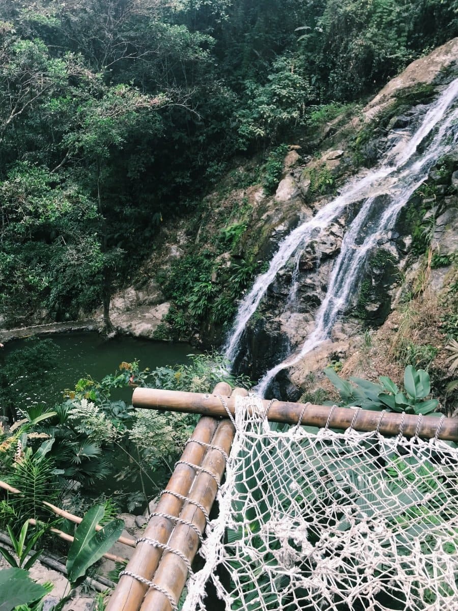 Marinka waterfall in Minca Santa Marta Colombia