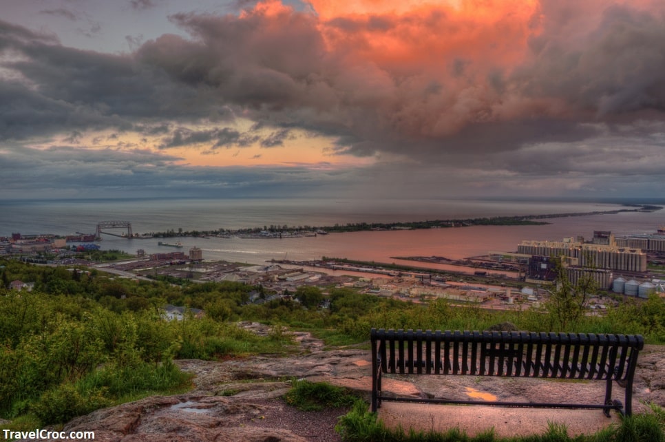 Enger Tower scenic view in Duluth, MN - Things to Do in Duluth MN