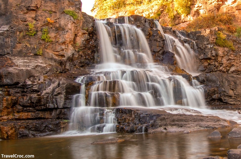 Waterfalls In Duluth MN - Gooseberry Falls