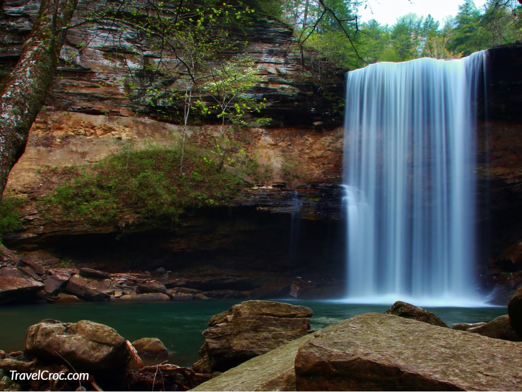 Greeter Falls in South Cumberland State Park in Tennessee