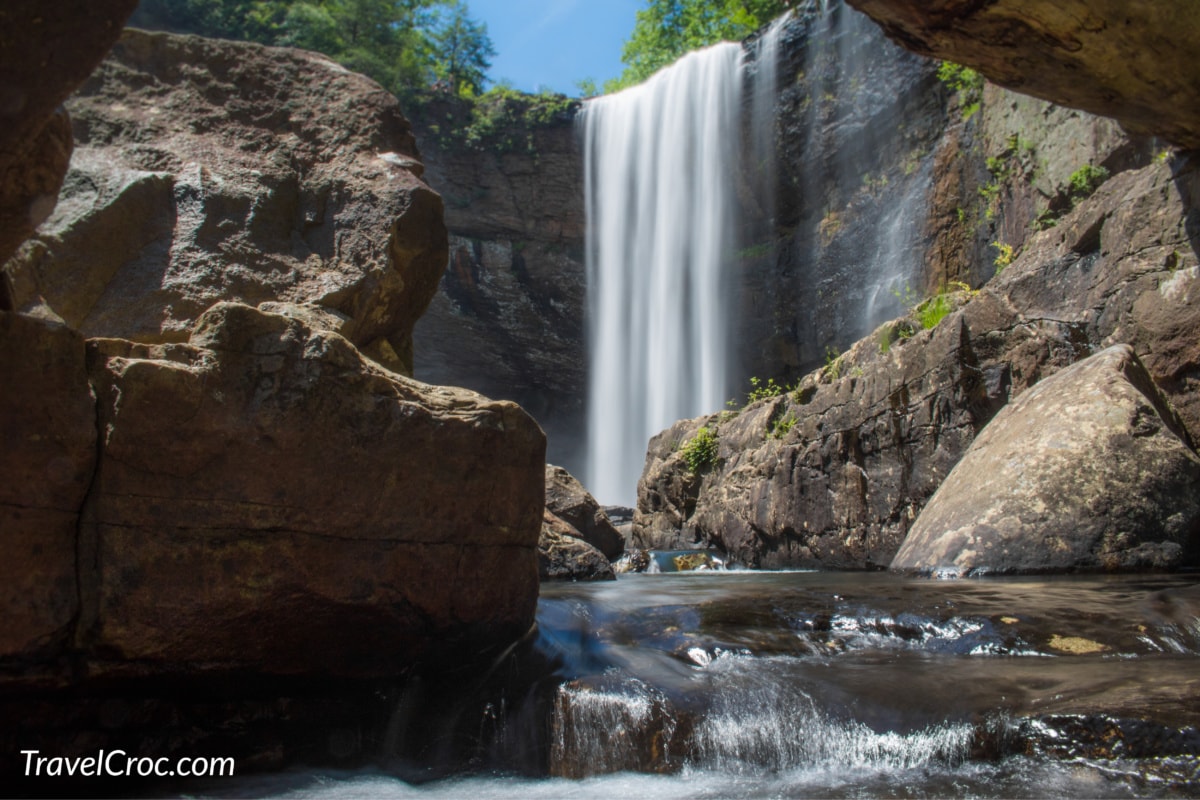 Lula Falls Waterfall near Chattanooga Tennessee