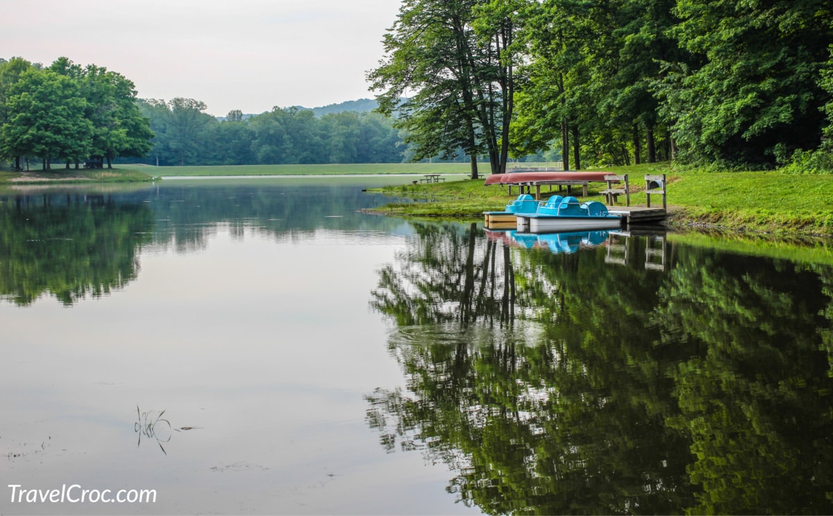 lake at Scioto State Park in Chillicothe, Ohio
