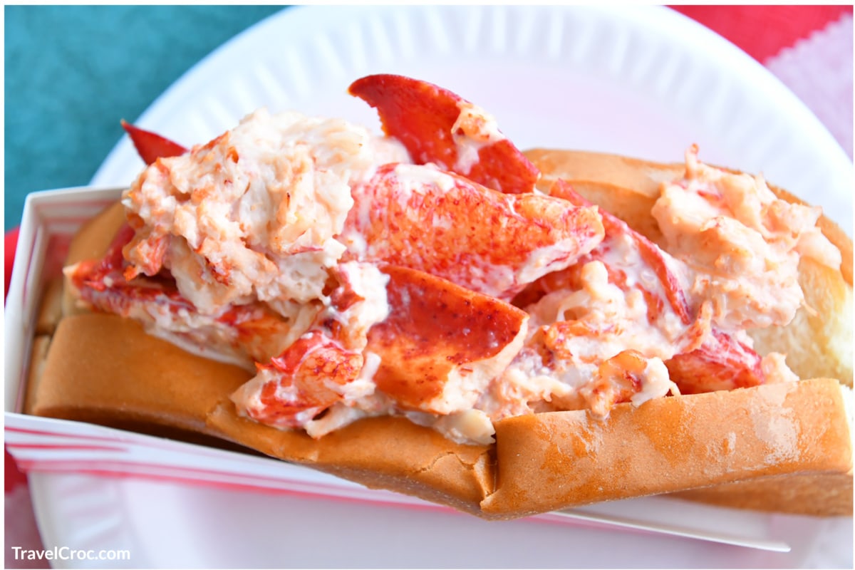 Lobster roll summer food in Sandwich MA