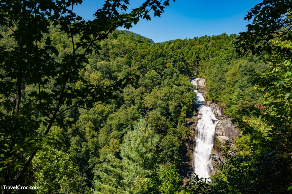 Lower Whitewater Falls, just above Lake Jocassee in Salem, SC.