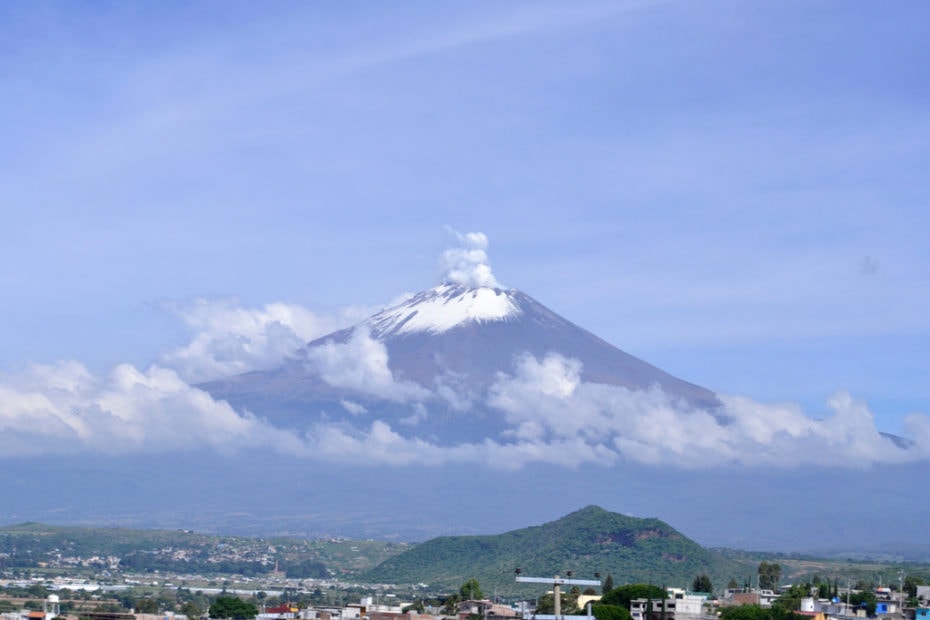 Popocateptl Volcano in Mexico