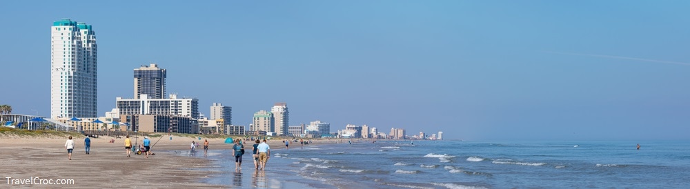 View of the South Padre Island, on the Gulf of Mexico, Texas, United States of America - Beaches in Dallas Texas