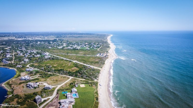 Where is Nantucket - An aerial view of Cisco Beach, Nantucket Massachusetts