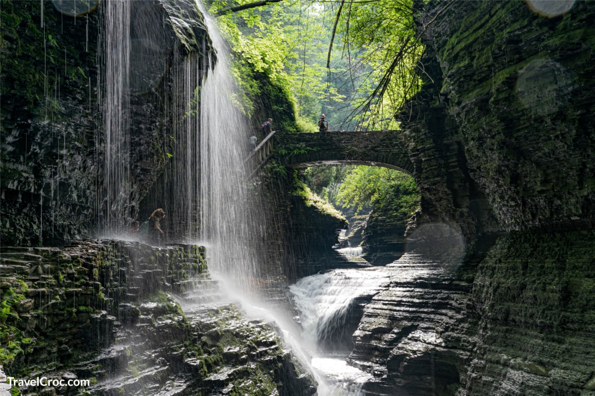 Buttermilk Falls, state parks in upstate New York