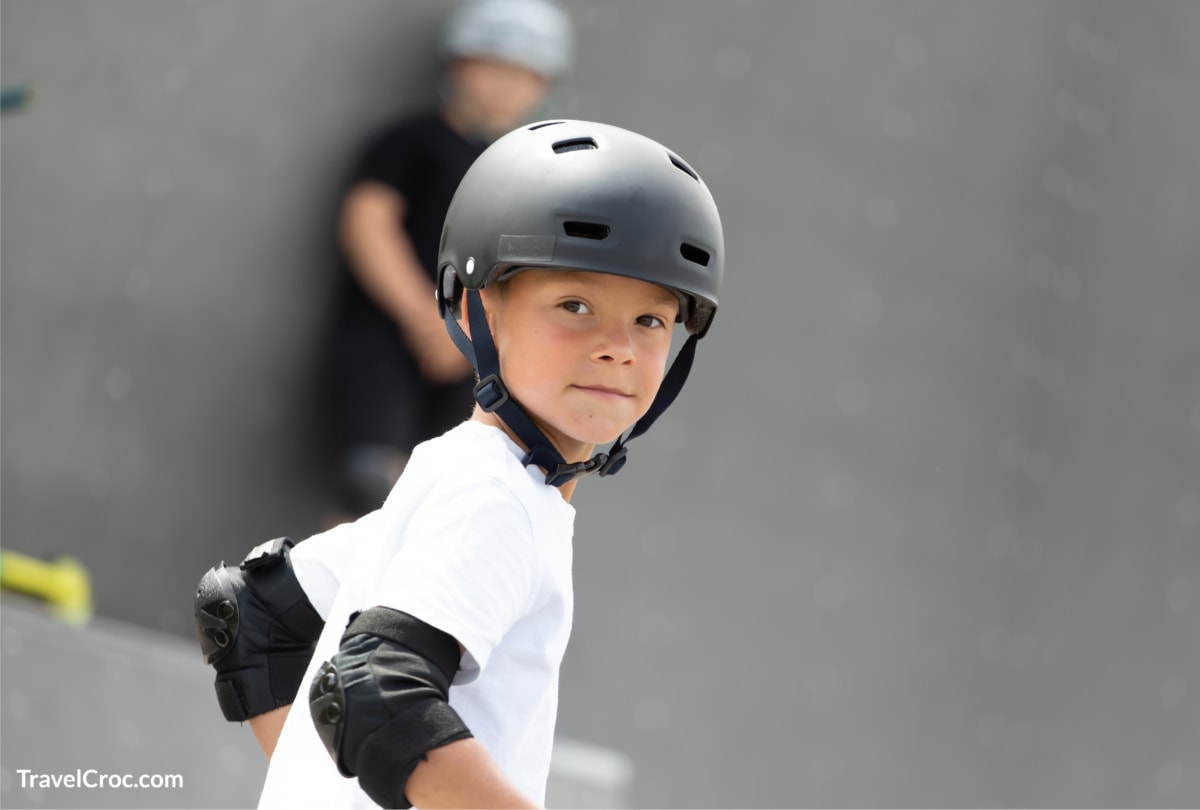 Kid having fun at skate parks in Massachusetts