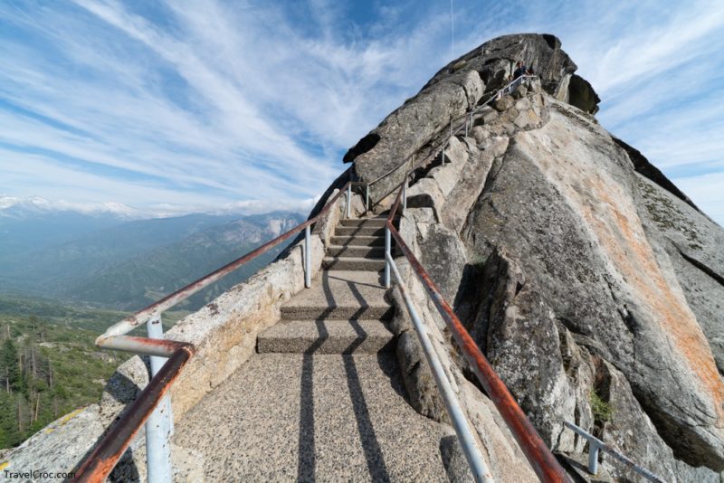 Path to the peak of Moro Rock, Sequoia National Park, California, USA - Best Time to Visit Moro Rock