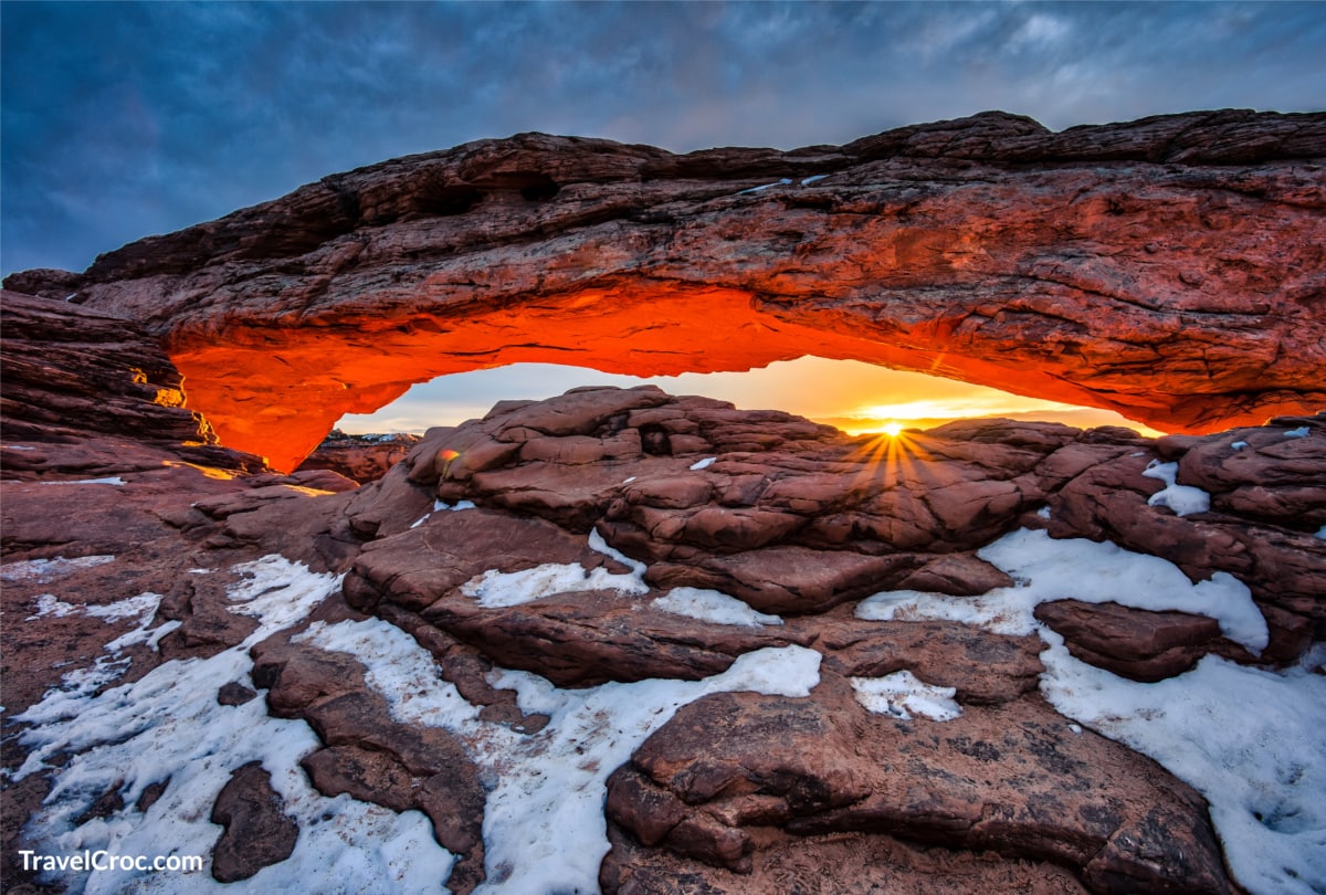 Sunrise on Mesa Arch Canyonlands National Park, Utah