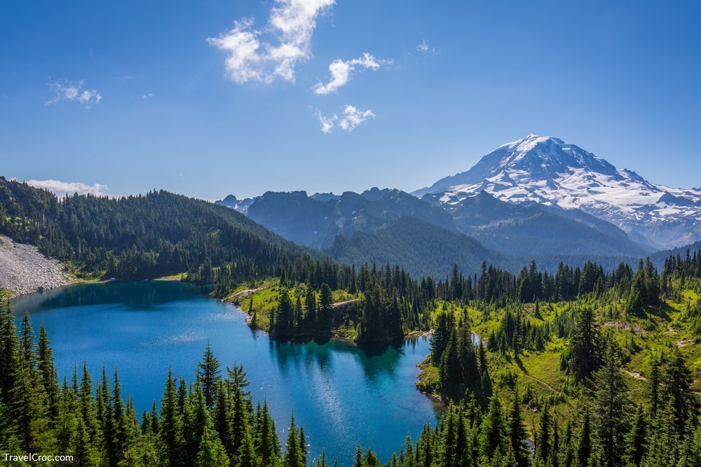 Tolmie Peak Trail, Mount Rainier, Summer - Seattle to Yellowstone Road Trip Stops