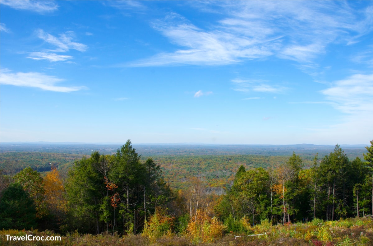 View from top of Mount Agamenticus in York, Maine