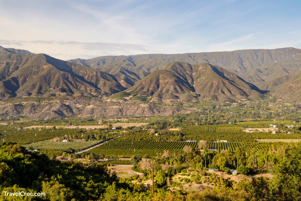 View of Valley from Ojai hiking trails