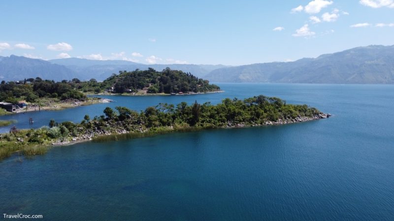 Aerial view lake atitlán Guatemala drone shot - Best Time To Visit Guatemala