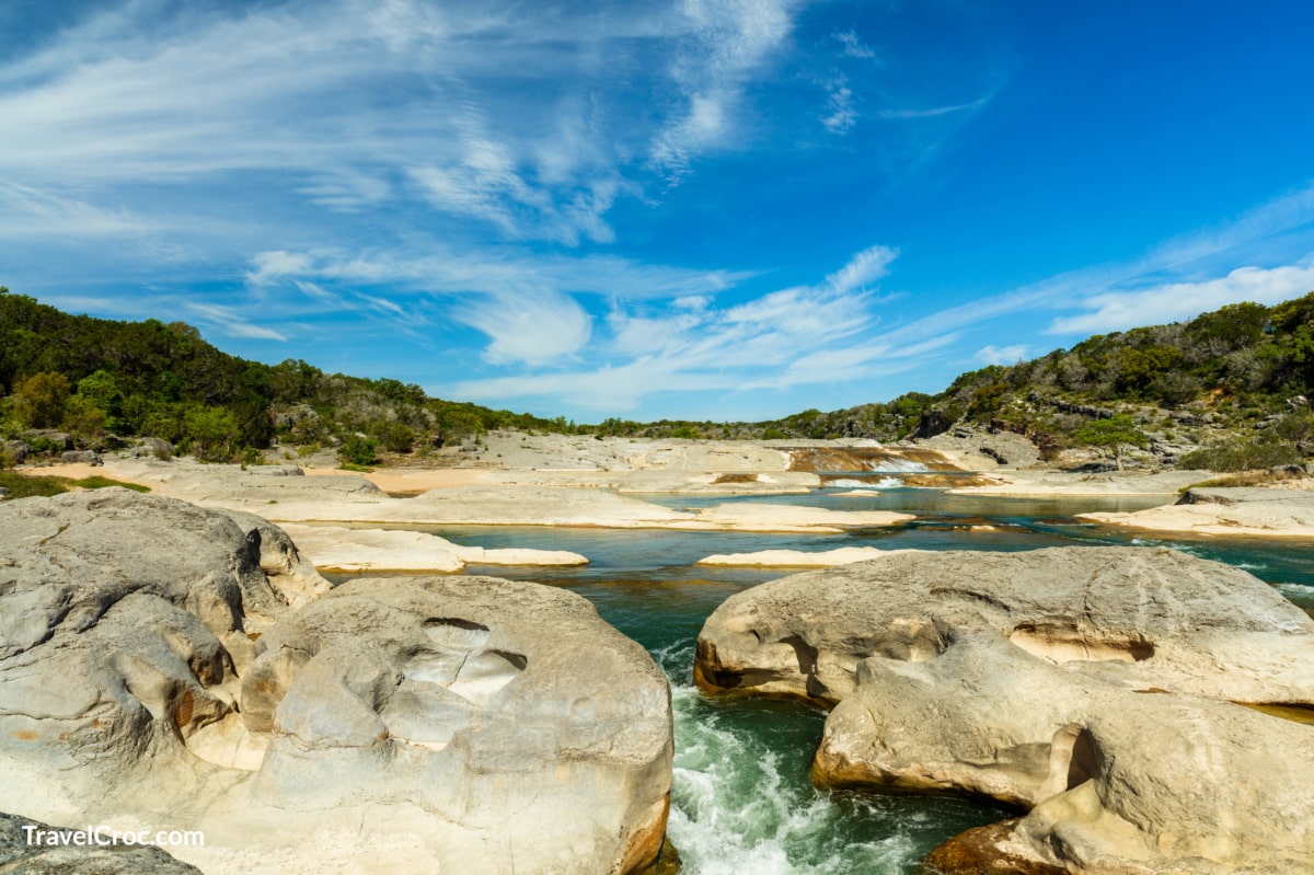 The natural beauty of the Pedernales Falls in the Texas Hill Country