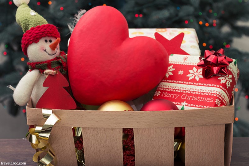 Basket full of Christmas decorations - Things To Do in Payson AZ in December