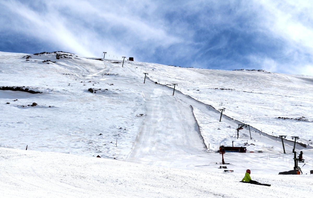 The ski slopes of Tiffindell