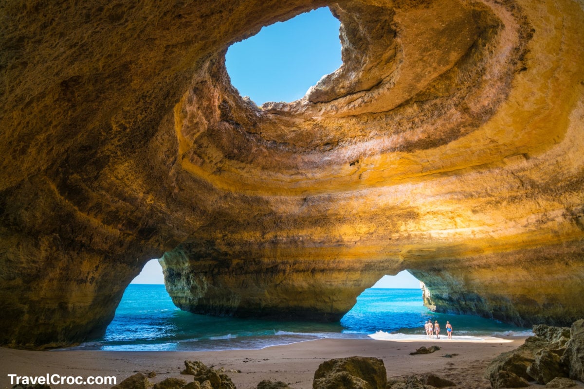 Benagil Cave in Carvoeiro Algarve Portugal