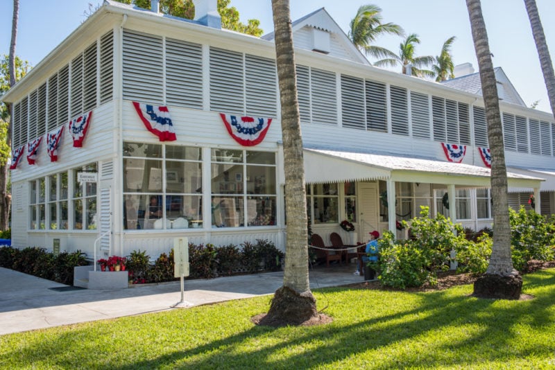 Key West, Florida - Exterior of the Harry S. Truman Little White House, which has been used by American presidents for official state business.