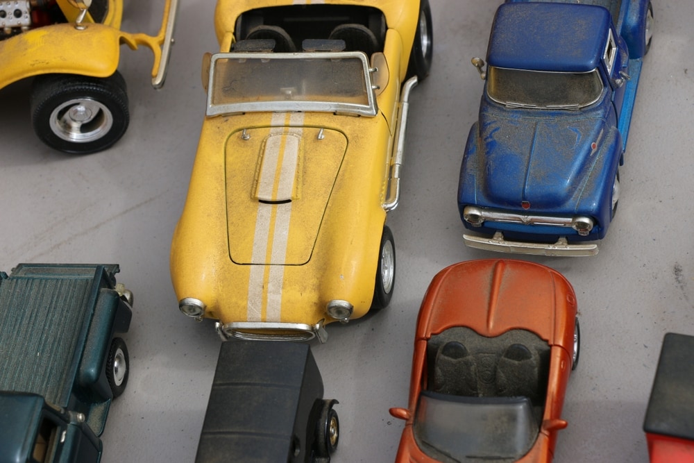 Assortment of collectible, vintage metal toy cars