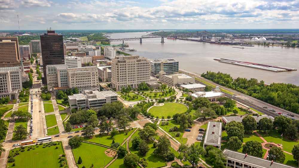 Aerial View of Baton Rouge