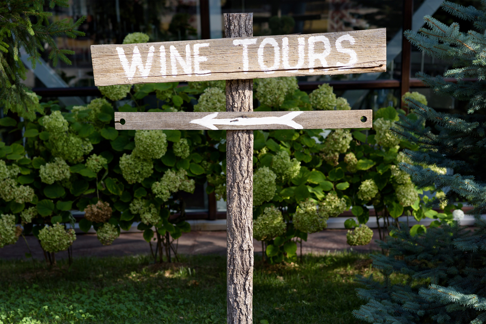 Wine Tours sign